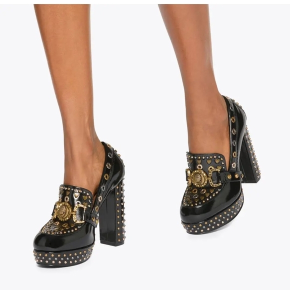 Kurt Geiger London Mansion Stud Loafer Pumps. SIZE 41 - Picture 9 of 10